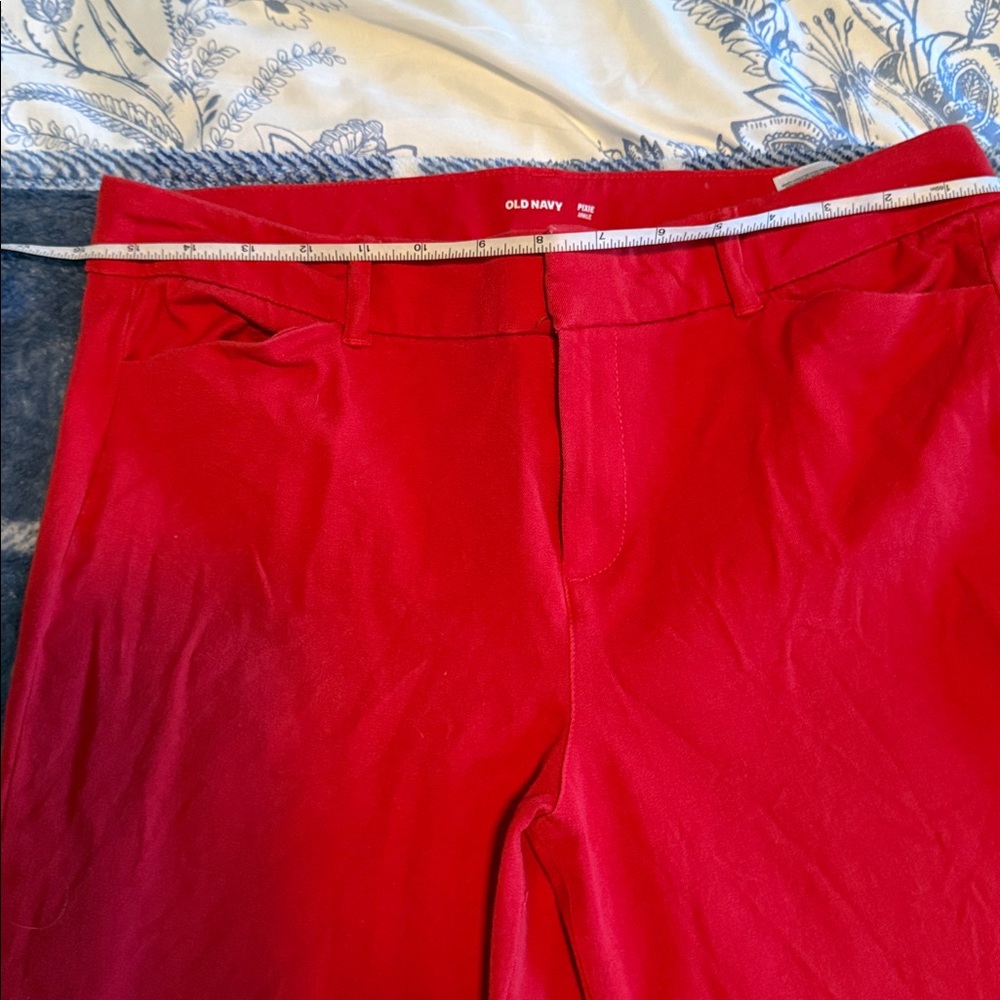 Old Navy Bold Red Pixie Pants - Picture 7 of 7